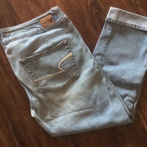 American Eagle Outfitters Artist Crop Stretch Jeans